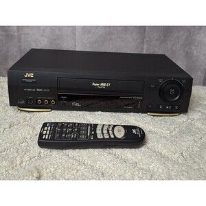 JVC HR-S4800U Super VHS ET Plug & Play VCR Video Cassette Recorder HiFi w Remote